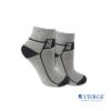 1579 - Kit 3 pares meia esportiva masculina Vierge - Cor Cinza