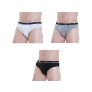 269 - Kit Cueca Slip 100% Algodão Vierge - Cores sortidas