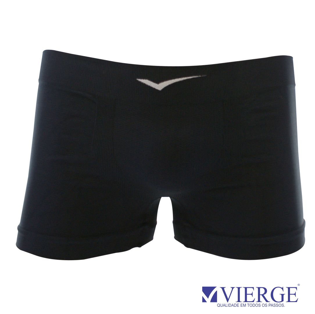 Boxers Seamless - Black - Vestuário